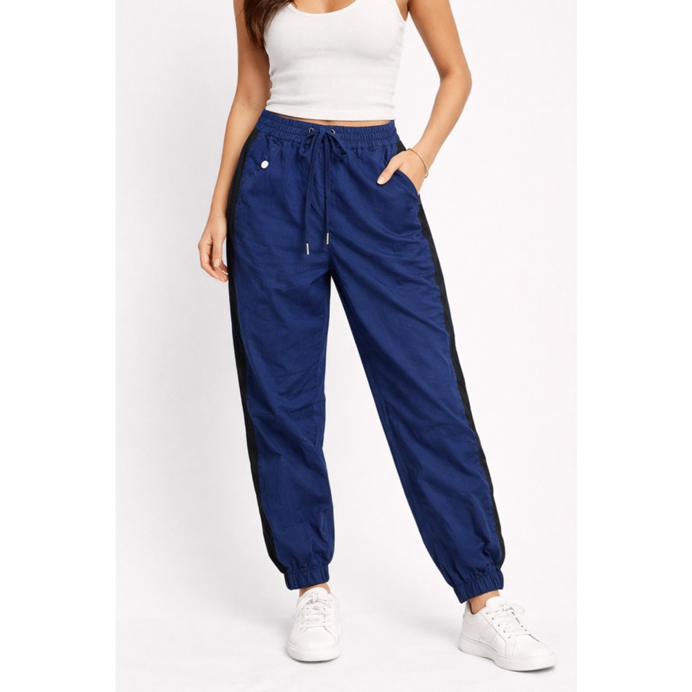Women’s Anthropologie Maeve Navy Cotton Jogger Pants S